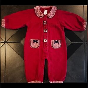 Healthtex Red Baby One Piece